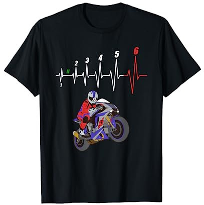 Motociclo Moto Da Corsa Maglietta