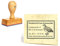 Stempel Wachtel Briefmarke - mit Name und Adresse 60 x 40 mm