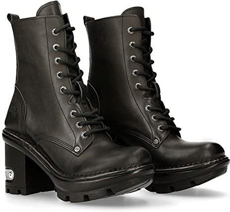 Stivali da Donna con Plateu Punk Militare Goth NEWTYRE07X-S1