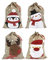 Weihnachtssäcke. 35 x 50 cm große mittelgroße Weihnachtssäcke aus Jute. Weihnachtsbeutel aus Jute mit Kordelzug. 4 Designs: Weihnachtsmann, Schneemann, Rentier, Pinguin. 4er-Pack.