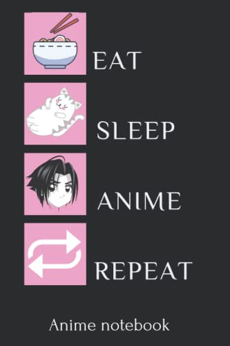 Anime notebook: 6 x 9 120 lined pages Anime journal
