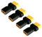 LINSYRC 4 Stück XT60 Männlich Stecker auf XT90 Buchse Adapter für RC Lipo Akku ESC