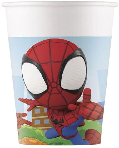 Marvel's Spidey Pappbecher (8 Stück, 200 ml)