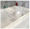 WIGING Klare Badewanne Caddy Tablett, Spa Board Luxus Badezimmer Badewanne Tisch, Wasserdichte Acryl Regal Badewanne Trenner Für Buch Rack, Wein Glas Halter (Color : Clear, Size : 82x20x3cm)