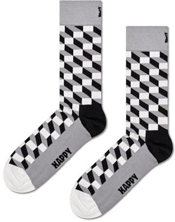 Happy Socks Unisex Filled Optic Sock Socken (1er Pack)