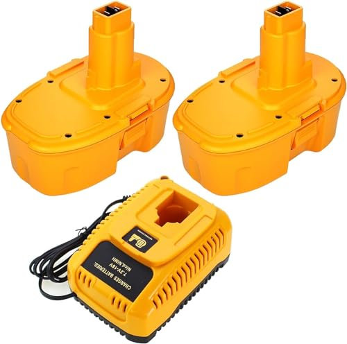 Munikind 2Pack 3.6Ah HPB18 Ni-Mh Replacement Battery for Black and Decker