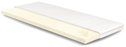 Meisterschlaf Visco Topper 70x190 cm – Höhe 7 cm – Weich & Wärmend – Memory Foam RG 50 – Oeko-TEX® Standard 100 – Tencel™ Lyocell 3D Doppeltuch-Bezug waschbar – Made in Germany