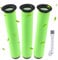 Rebirthcare 3 filters for gtech airram mk2 & air ram mk2 k9, for bissell air ram cordless vacuum cleaner washable and reusable dirt bin stick foam replacement filter spares parts