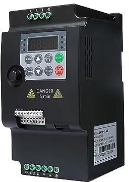 Onduleur Convertisseur de Fréquence Monophasé/Triphasé 380V 220V 0.75Kw 1.5Kw 2.2Kw 4Kw 5.5Kw 1P 3P Sortie Variateur de Fréquence 3Phase (Color : 4KW, Size : 380VAC_3PHASE 380VAC-01)