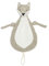 Jollein 031-594-67077 Schmusetuch Kuscheltuch Schnullertuch Fuchs weiß/Olive (29x20 cm)