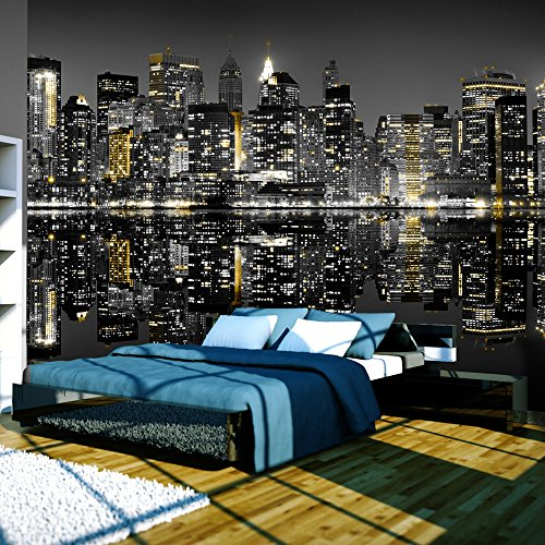 Ovegna Tapete – New York (Gold und Silber) [400 x 309]