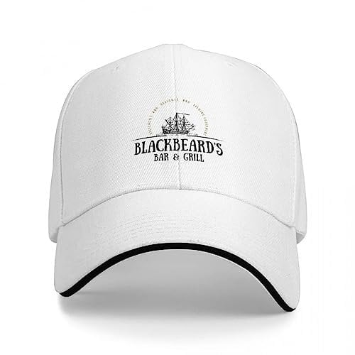 ENWIND Baseballmütze Blackbeard's Bar and Grill Cap Baseballmütze Damen Wintermütze Herren Bedruckte Mode verstellbare Hüte