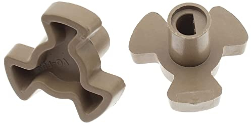 Peowuieu Microwave Rotating Plate Coupler Microwave Cooker Rotating Plate Wheels Guide Support Glass Container Drive Clutch Replacement Parts