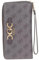 GUESS Dagan Cheque Organizer Coal Logo