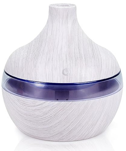 Essential Oil Diffuser, 300ml Aromatherapy Diffuser Humidifiers with 7 Colors LED Light,USB Aroma Diffuser for Room,Office,Desktop Vaporizer Humidifier Fresheners (C)