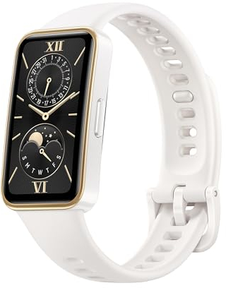HUAWEI Band 9 Smartwatch, angenehmer, TruSleep 4.0, wissenschaftlich fundierte Schlafüberwachung, bis zu 14 Tage Akkulaufzeit, iOS & Android, Weiß, 30 Monate Garantie