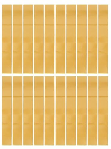 Generic Zero Clearance Woodworking Tape, 20Pcs Double Sided, 2x14 Inches, 0.3mm Thick, Gold