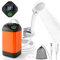 Portable Camping Shower, Outdoor Shower with 4800mAh Battery Rechargeable, Electric Shower with Bottom Suction Submersible Pump & Intelligent Digital Display for Outdoor Camping, Hiking, Travel Shower