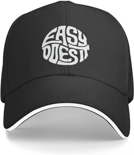 RYVOWETP Baseballmütze Snapback Sonnenhut Easy Does It John B Baseball Cap Sonnenhut Geburtstag Gentleman Hut Mütze Herren Damen Geschenk