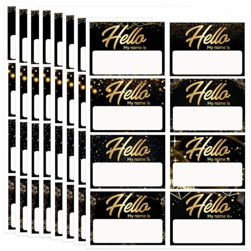 Vanpoo Hello My Name is Namensschild