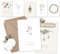 luftundliebe Weihnachtskarten - Weihnachtskarten mit Umschlag Set (20 Stück) - A6 Postkarten Set mit weihnachtlichen Motiven - Weihnachtspostkarte - Aquarell