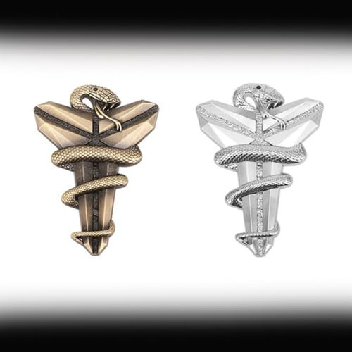 WANGZENIU Aufkleber mit Autologo für Subaru WRX STI (Facelift 2018) 2018, 3D Auto Aufkleber,Body Dekoratives Tragbares stilvoll Metall Aufklebe ersonifizieren car Sticker,Silver