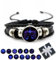 Spirilet Bracelet for Women, Zodiac Signs Spirit Bracelet, Serene Manifestation Bracelet, Adjustable 12 Constellation Zodiac Leather Bracelets Unsex (Libra)