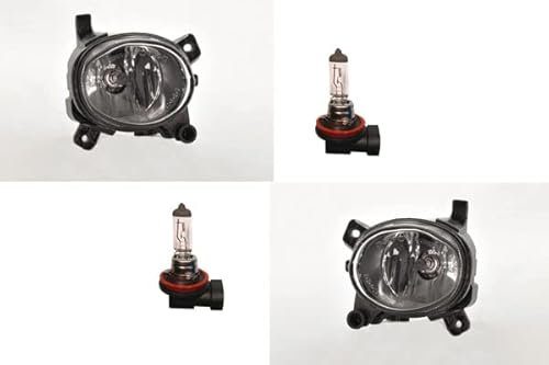 Johns, Nebelscheinwerfer H11 Links & Rechts Set passend für Audi Q3 8U & Leuchtmittel