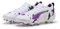 PUMA Ultra 5 Match Fg/Ag Jr - Scarpe da calcio unisex per bambini, Bianco e viola., 10 UK Child