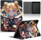 Yimctoie Cute Kawaii Anime Funda Tablet para Apple iPad Mini 4 7,9,Cubierta Plegable TPU Multiángulo Stand Función Cárcasa,Cartoon Patrón Protectora Cover para Niñas,Anime