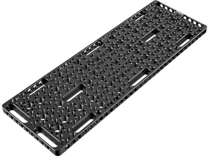 DINESK 300MM Multi-Functional Long Camera Cheese Plate with 1/4 3/8 Thread | 11.81 Long cheese plate Aluminum Breadboard for Cameras ,Monitors And Tripod Or Other Photography Accessories (DK-1304)