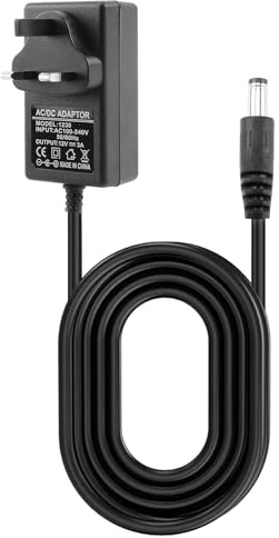 12V 3A Power Supply Adapter, AC/DC Adapter 100-240v 50/60hz Charger | DC 12V Power Cable with 5.5mm x 2.1mm Plug, Wall Charger for Monitor LED Strip Light CCTV Security Camera Router (36W)