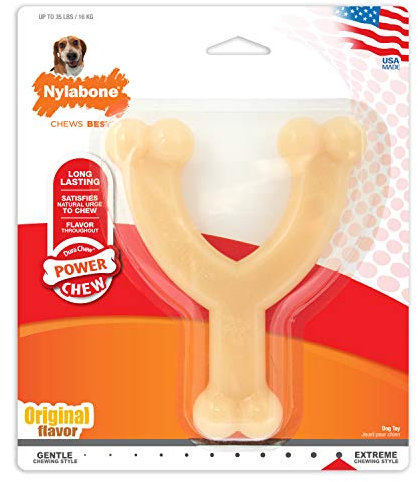 Interpet 999906 Nylabone - Dura Chew Kauknochen, Y-förmig, Wolf, M