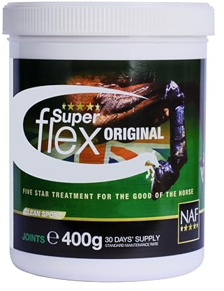 NAF Five Star Superflex 400g – Joint Supplement for Horses – With Glucosamine, MSM, Chondroitin & Antioxidants – Supports Joint Health, Mobility & Flexibility