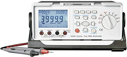 VOLTCRAFT VC650BT Multimètre numérique de table CAT II 600 V Affichage (comptes) : 40000