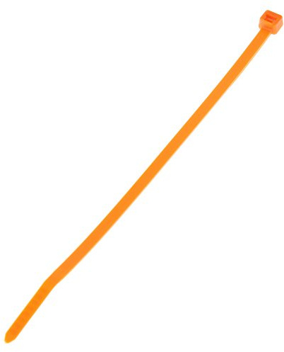 Panduit plt2s-c1 fascetta, bloccaggio, standard, nylon 6.6, lunghezza 18,8 cm, marrone (pezzi), Orange, 100
