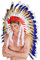 Boland 44131 - Indianer-Kopfschmuck, für Erwachsene, Häuptling, Federschmuck, Wilder Westen, Kostüm, Karneval, Mottoparty