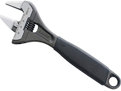 Precise Engineered Bahco Adjustable Slim Jaw Spanner 8 /200mm 38mm Max Opening [Pack of 1] - w/3yr Rescu3® Warranty