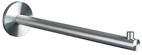 Garderobenhaken Edelstahl mit verdeckter Verschraubung, Ausladung 30 cm, Wandhaken für hohe Belastungen, matt geschliffen, inkl. HILTI-Montagematerial - PHOS Design