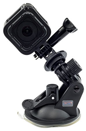 Digicharge Auto Supporto a Ventosa Per GoPro Hero12 Hero11 Hero10 Max/DJI OSMO Action 3 / Insta360 One/Fusion Session Mini Hero 12 11 10 9 8 7 6 5 4 Akaso Apexcam Action Camera Go Pro HD Cam