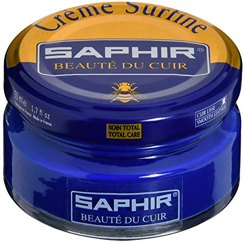 Saphir Cirage Crème Surfine Pommadier Bleu Océan 50 ml