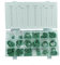 GEPCO Advanced Technology HNBR O-Ring-Sortiment Grün 3-22 mm Ø, 225-tlg. Dichtring-Set R134a Gummi Dichtungen Dichtungsringe Werkzeug Klimaanlage-Klimaanlagen GRÜN