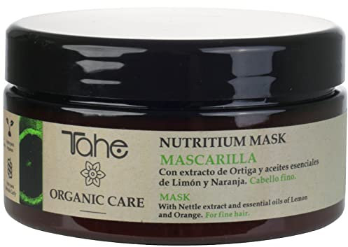 Tahe Organic Care Mascarilla de Nutrición e Hidratación para Cabello fino Nutritium Mask, 300 ml