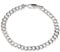 Treasure Bay Mens Solid 925 Sterling Silver Chain Bracelet - 7mm Width length 18.5cm, 19.5cm, 21cm, 22cm and 23cm (18.5)