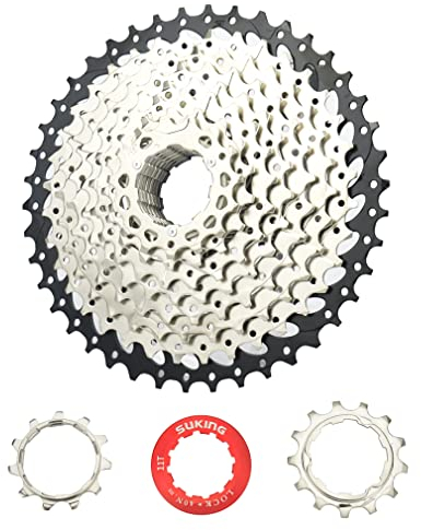 CYSKY 10-Fach Kassette 11-42T MTB Kassette 10 Speed Fit für Mountainbike, Rennrad, MTB, BMX
