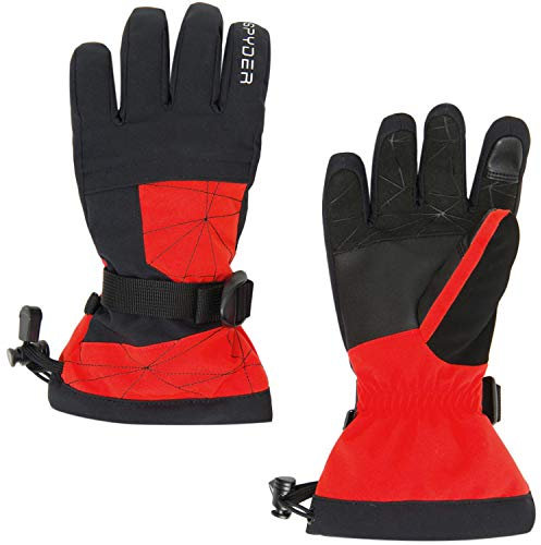 SPYDER Overweb Skihandschuhe, Kinder, Vulkan, L