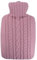 Hugo Frosch Wärmflasche Klassik 1,8 l mit Strickbezug Pink