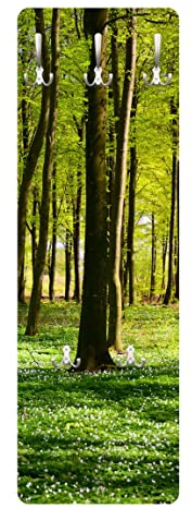 Bilderwelten Garderobe - Waldwiese, Größe HxB:119cm x 39cm