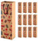 Siumir Weihnachten Geschenktüten Flaschen 12 pcs Weinflaschen Tasche 12 x 8 x 36.5 cm Weihnachtstasche Flaschentasche