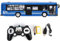 T best Fernbedienung Bus, 2,4 GHz RC-Automodell Modellauto Spielzeug mit Sound Light für Kinder(Blau)